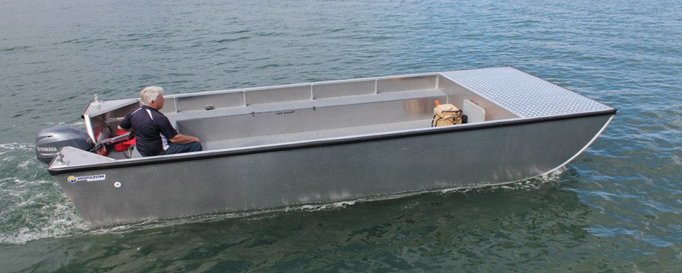 Horizon Boats :: Commercial Work Boats Punt / Barge